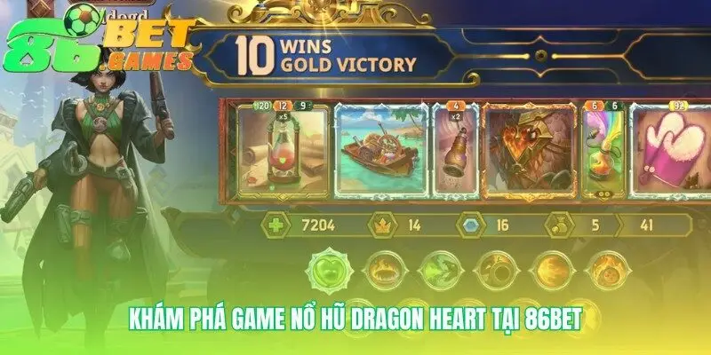 Huyền thoại rồng lửa trong game slot Dragon Heart